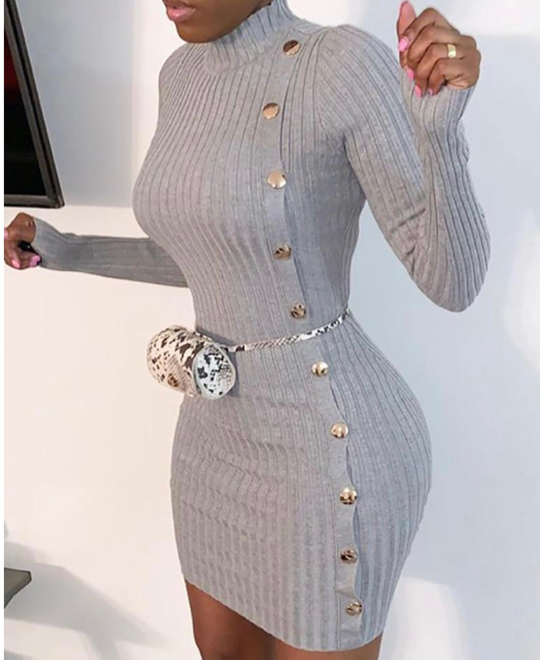 Gorgeous Grey Bodycon Dress