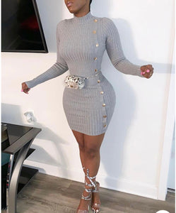 Gorgeous Grey Bodycon Dress